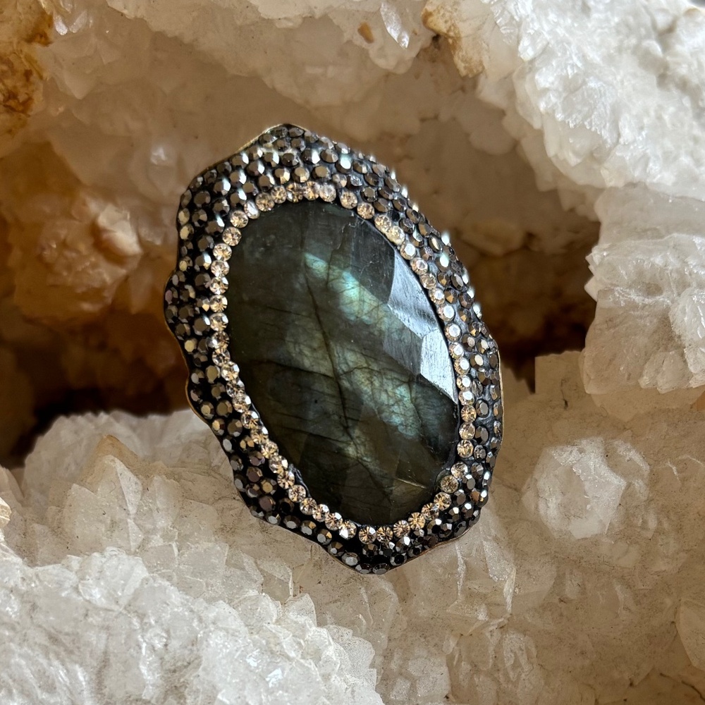 Labradorite Statement Ring - image 2